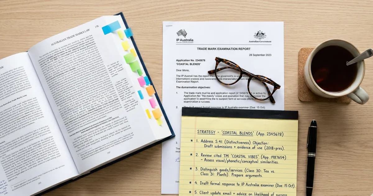 How to overcome a trade mark examination report