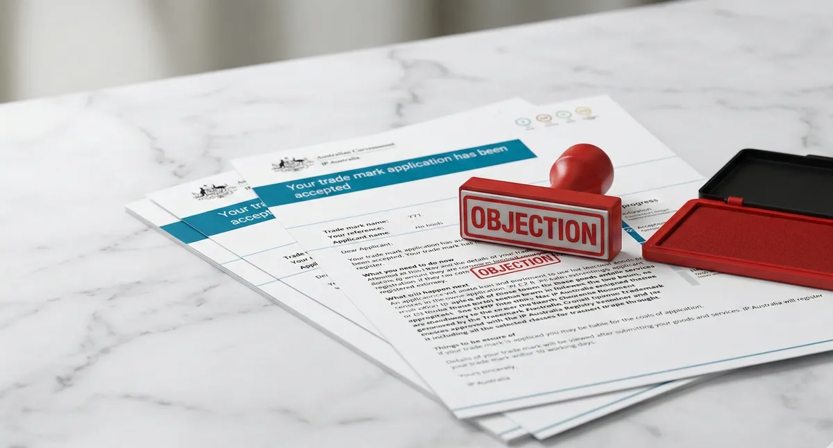What types of objections can IP Australia raise?